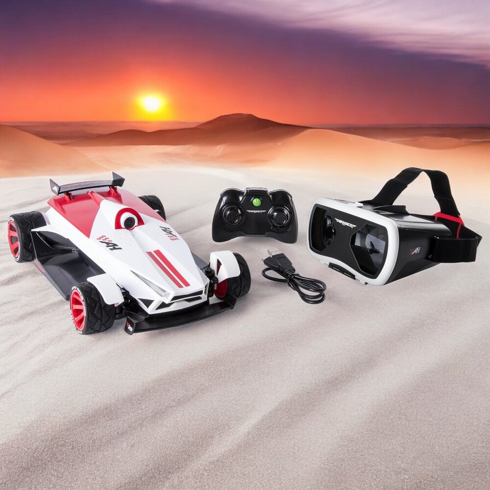 Airhogs FPV High Speed Race Car VR Headset Spinmaster Virtual Reality Set New